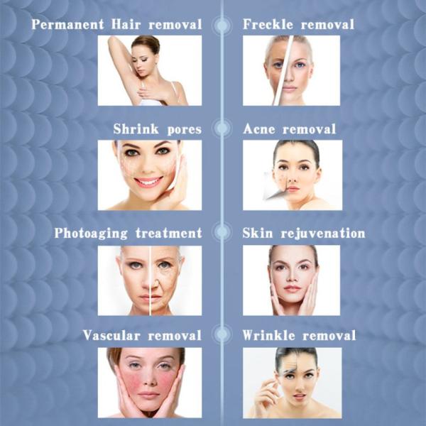 белизна и Bule удаления 50W волос лазера 650-950nm IPL Shr