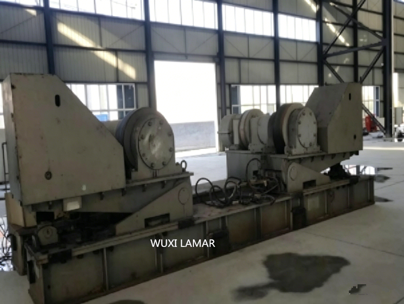 800Ton High Load Welding Roller Stand with Self-Adjusting 42CrMo Forged Steel Wheels for Large Cylinder Welding