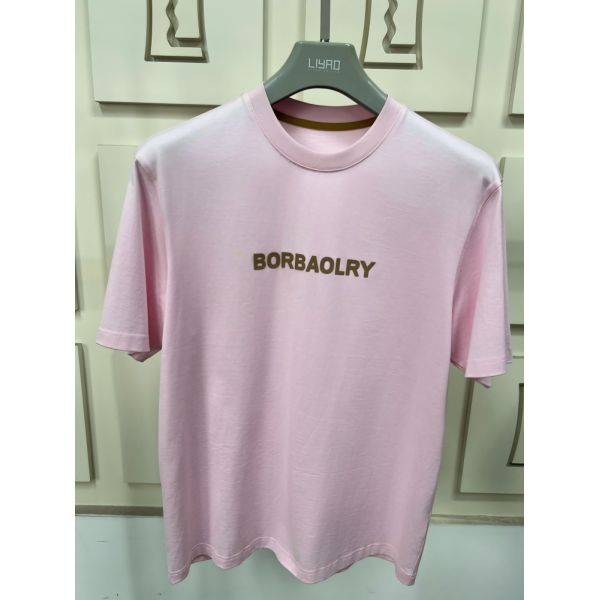 Men's High Quality Regular Fit Short Sleeve T-Shirt with Custom Logo Printed Using DTG Technology