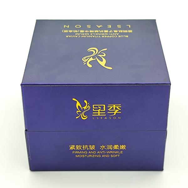 Luxury Paper Packaging Box For Skin Care Serum Eye Cream And Face Cream