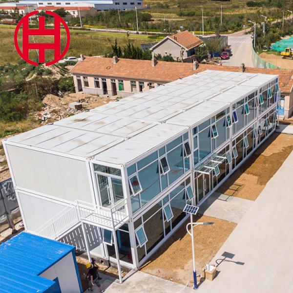 Temporary Prefabricated Office Building Modern Design Style for Detachable Container