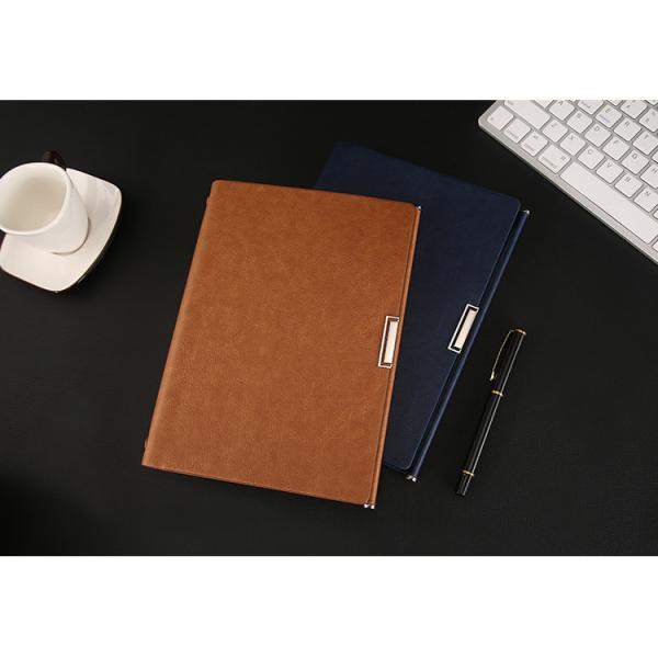 Customized A5 Business Notebook with Portable Loose-leaf Design and Leather Cover