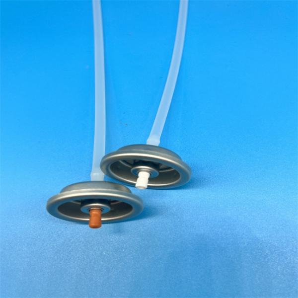 One Inch MDF Kit Activator Valve with Mounting Cup Down Dimples Stainless Steel and Plastic