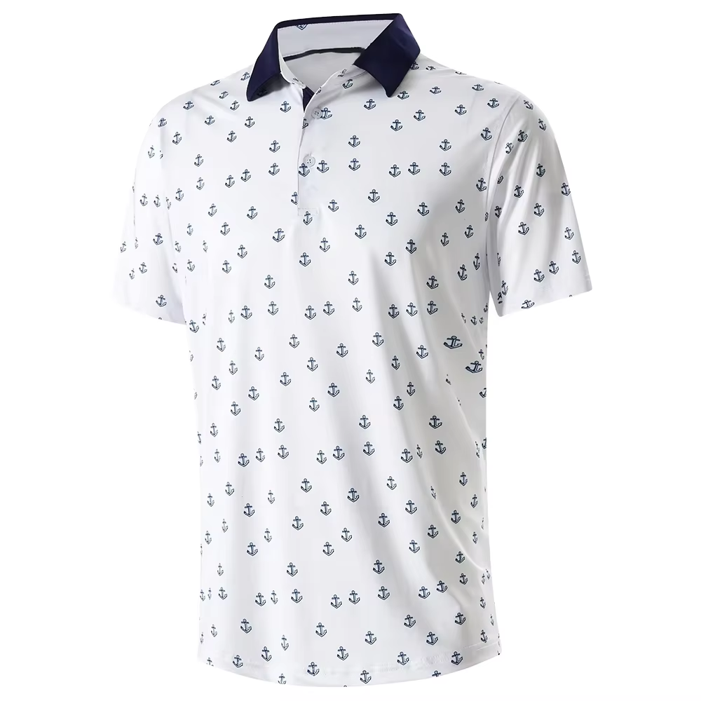 Men's Polo Shirts for Men and Women Personalized & Printed Golf Polo for Business Casual Wear and Sport Teams Men T Shirt Polo