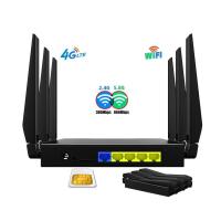Tarjeta dual industrial 1200Mbps Wifi 4G Router RJ45 WAN LAN Ethernet LTE Sim