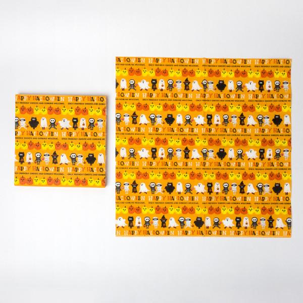 Safe Gold Paper Napkin Crazy Pumpkin Ghost Design Halloween Theme Party Supplies