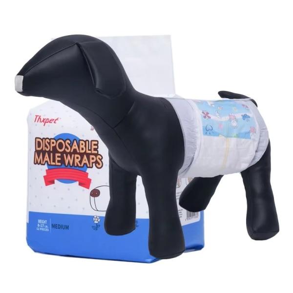 Super absorvente, descartável, fraldas masculinas para gatos, fraldas para cães