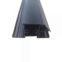 Anodizou o sistema preto da janela 6063 de alumínio ajustado para o fósforo de apoio do caixilho