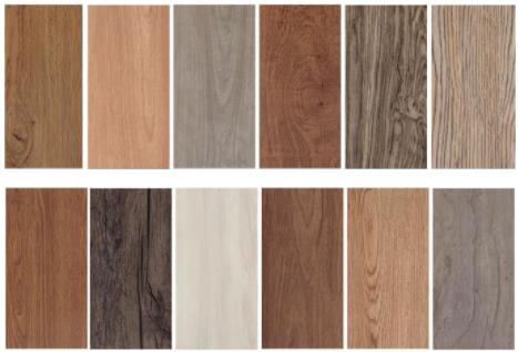 Настил планки винила Ccommercial водоустойчивый нажимает на совместно деревянное зерно для крытого украшения