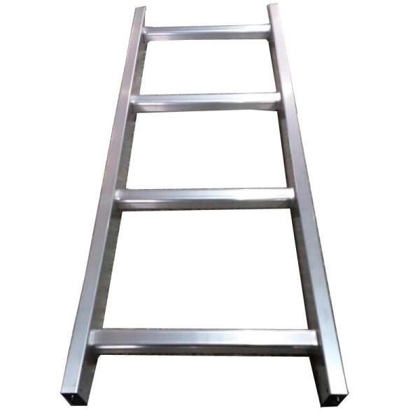 Durable Folding Aluminum Platform Ladder Aerial Work Used For Truck