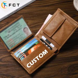 Men's RFID Leather Wallet with Smart Design and Other Pattern Type in Genuine
