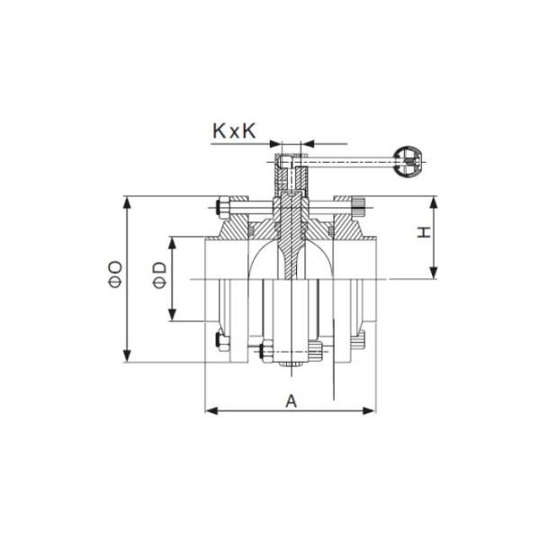 8 Inch Stainless Steel Butterfly Valve , High Performance Butterfly Valves