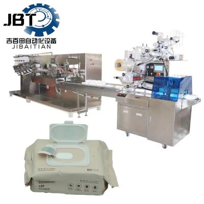 Fully Automatic Wipes Making Machine High Efficiency Wet Tissue Machine