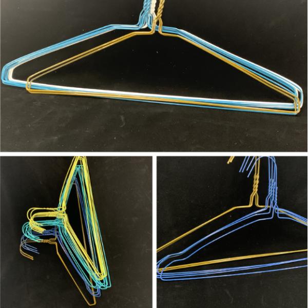 Lead Free Steel Wire Clothes Hangers , Portable Laundry Room Clothes Hanger