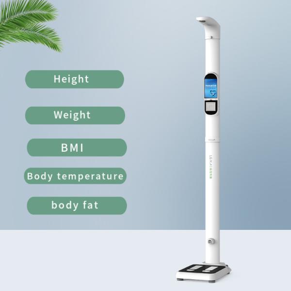 RS232 Interface Foldable Medical Portable BMI Machine for Height and Weight Tracking