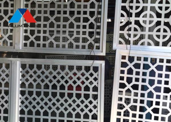 Acoustical Aluminium Decorative Panels , Commercial Perforated Metal Ceiling Tiles