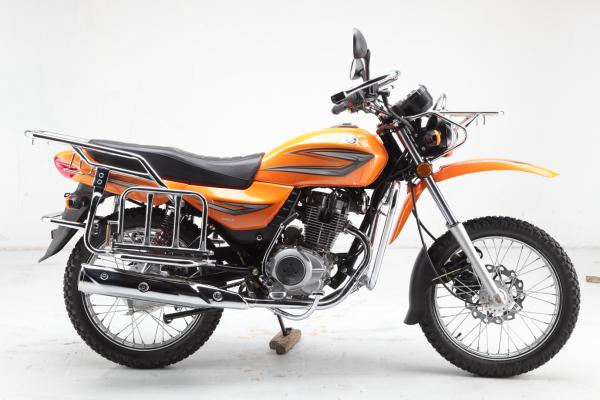 Durable On Off Motorcycles 29° Front Fork Titl Angle Foot / Chain Gear Shifting