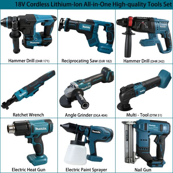 Woodworking Makita Brushless Kit Multi Functional Makita Full Set