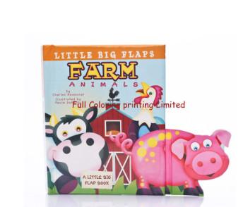 Commercial Colorful Children'S Flap Books Custom Shape Material
