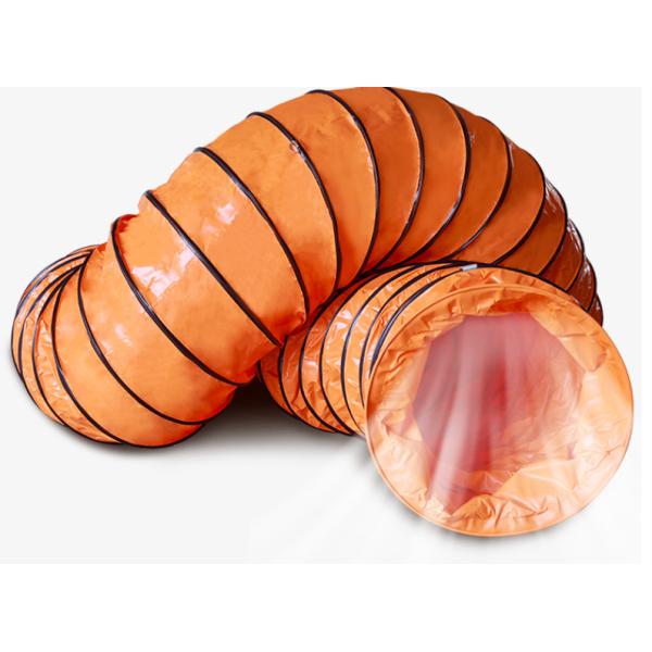 High Temperature Canvas Steel Wire Expansion Hose Smoke Exhaust Fan Soft Air Pipe