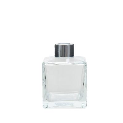 Customized Glass Car Perfume Bottle 200ML Square Reed Diffuser Bottles