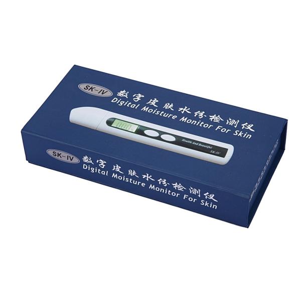 Pocket Digital Skin Moisture Analyser For Facial Oil Content Test White