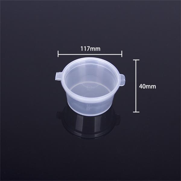 Transparent 117*40mm 300ml Disposable Plastic Food Tray