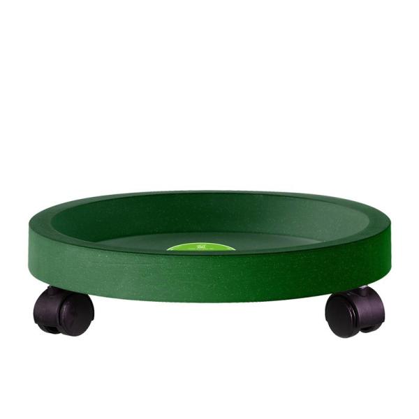 33.4cm Polypropylene Flower Plant Pot Base Saucer With Wheels