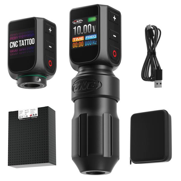 CNC tattoo 3.5mm Stroke Wireless Pen Tattoo Machine 1600mAh Cordless Tattoo Machines
