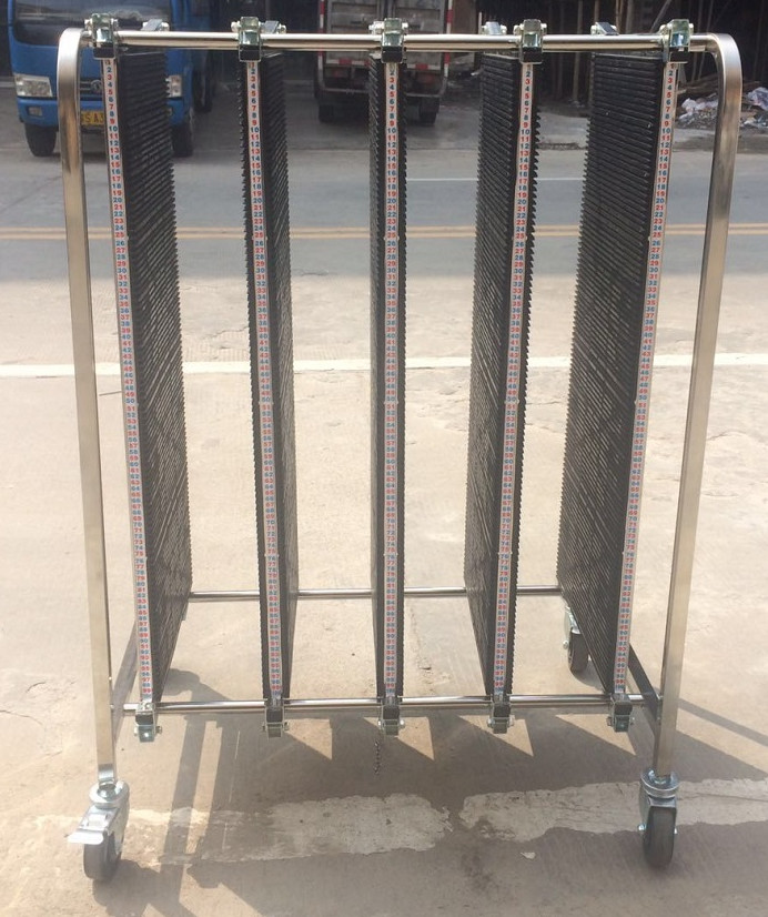ESD ПКБ Хранилище SMT Корзины питания 950mmx550mmx1300mm Четыре колеса