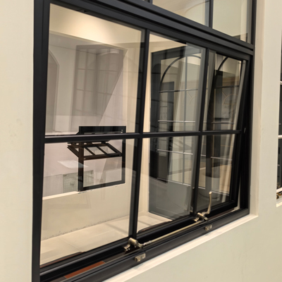 Custom Made Aluminum French Windows Awning Window With Precision Rain Diverter