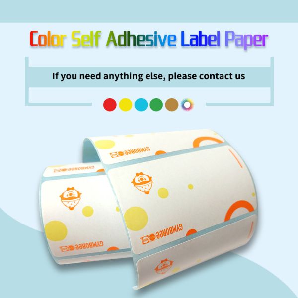 Waterproof Round Sticker Labels Name Printing Logo Customized