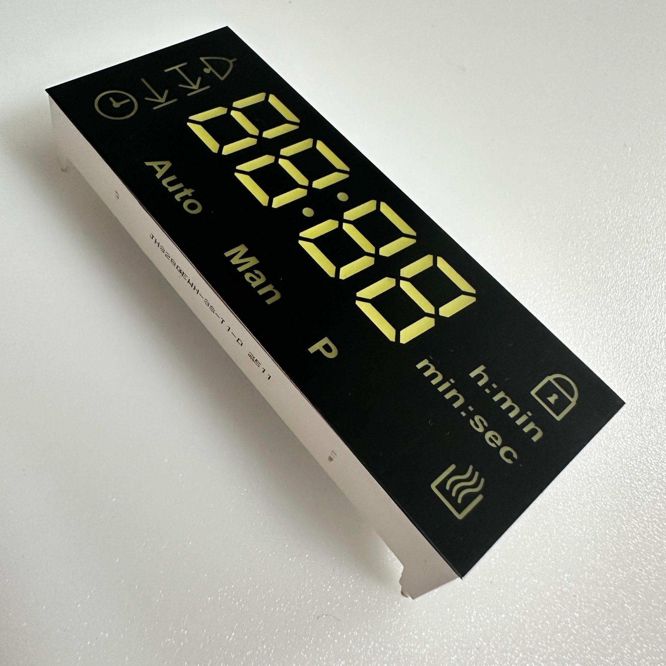 Customizable Ultra Bright White 4 Digit 7 Segment Common Anode LED Display for Ovens
