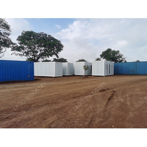 Mining Accommodation Furnished Flat Pack Buildings Container House With Private Bathroom