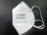 Bonne perméabilité à l'air du masque N95 médical mou pour la protection antivirale de brouillard enfumé
