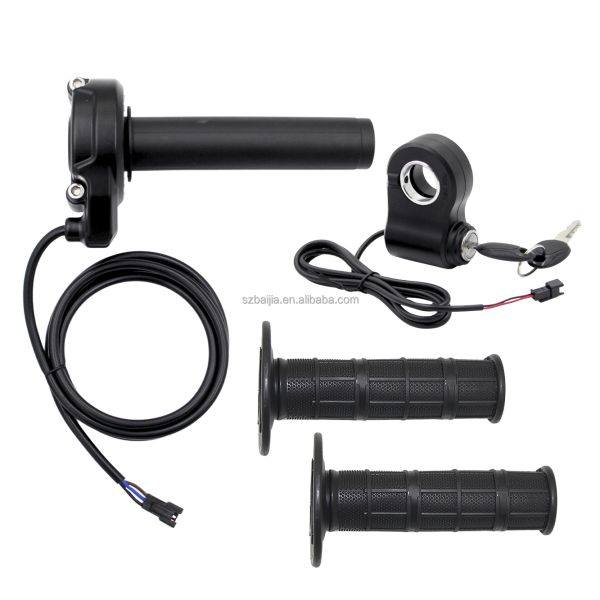 Universal E Bike Throttle Adjustable Speed Water Proofed Full Twist Throttle