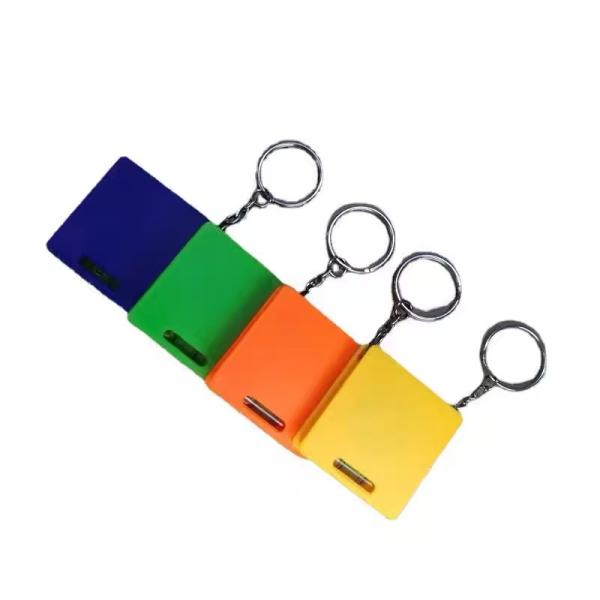 Logotipo de presente promocional personalizado da Wintape Mini cinta de aço medida com nível de espírito pequena fita métrica imperial de medição