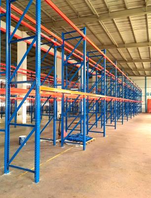 Solid Construction Warehouse Storage Pallet Rack Heavy Duty Rust Resist 1500-3000mm Length