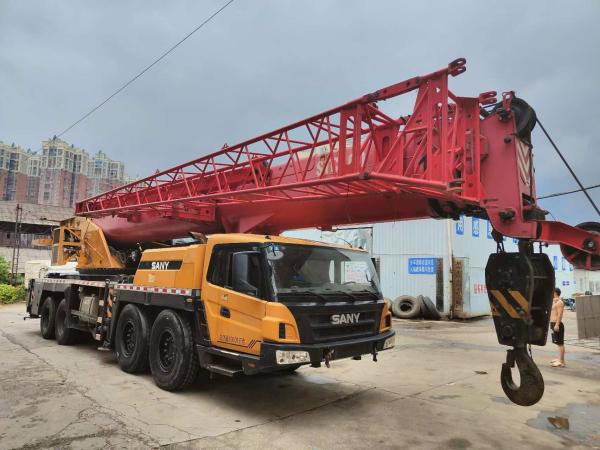 800E5 SANY Truck Crane 80 Tons Counterarm 17 Meters Sany 50 Ton Crane