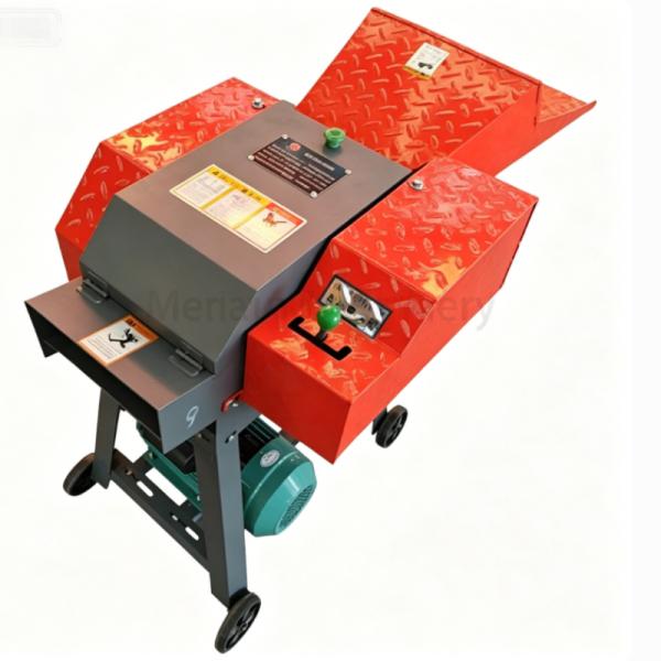 High Strength Steel Durable Chaff Cutter Machine 1 T/H Fodder Cutting Machine