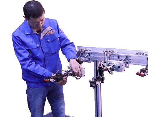 Сталь длинноходового Gripper металлического листа привода алюминиевая для штемпелевать металлического листа