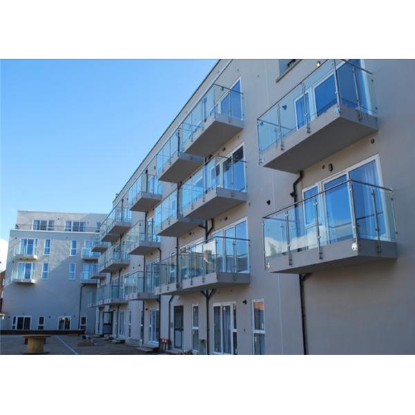 Prima House Stainless Steel And Glass Balustrade Strong And Classical , CE Approved