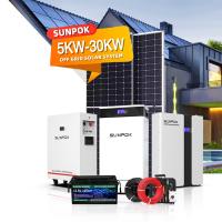 Hybrid Solar System 5KW 10KW 15KW 20KW 50KW Off Grid Solar Power System Complete Kit Solar Energy System for Home
