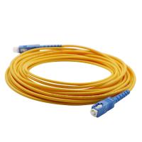 Corde de correction optique recto de fibre du mode unitaire Sc/Upc