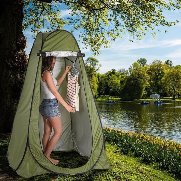 Pop Up Privacy Tent Shower Tent Portable Outdoor Camping Bathroom Toilet Tent Changing Dressing Room Privacy Shelters