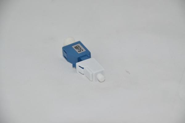 LC UPC Fixed Fiber Optic Attenuator Precision Ceramic Ferrule Plastic Material