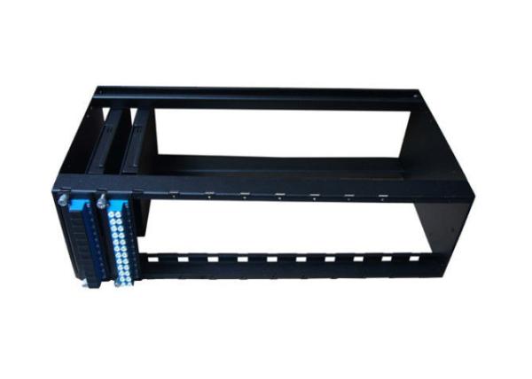 1U 19 Rack Mount MPO Patch Panel For Home Network , 24 Port Lc Fiber Patch Panel