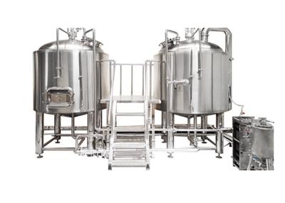 700L Small Beer Brewery Equipment PID Control SS304 2 Vessel Brewhouse