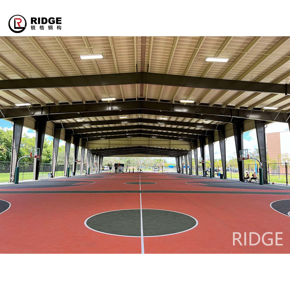Customized steel structure building combining strength and design flexibility ideal for large scale construction sport sheld projects