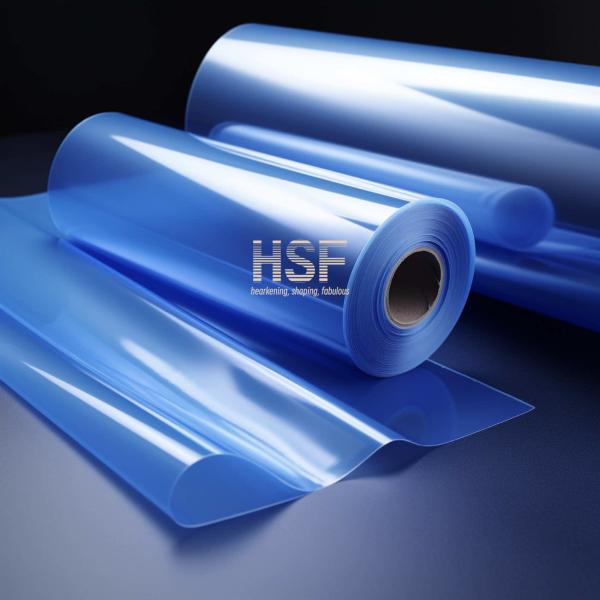 Película de liberación recubierta de silicona azul de 36 micras utilizada en aplicaciones aeroespaciales